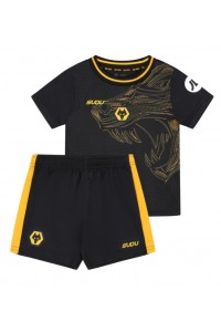 Wolves Babytruitje Uit tenue Kind 2024-25 Korte Mouw (+ Korte broeken)